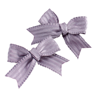 粉紫Lolita高品小众复古jk高双马尾辫子蝴蝶结对夹发夹少女头饰萌