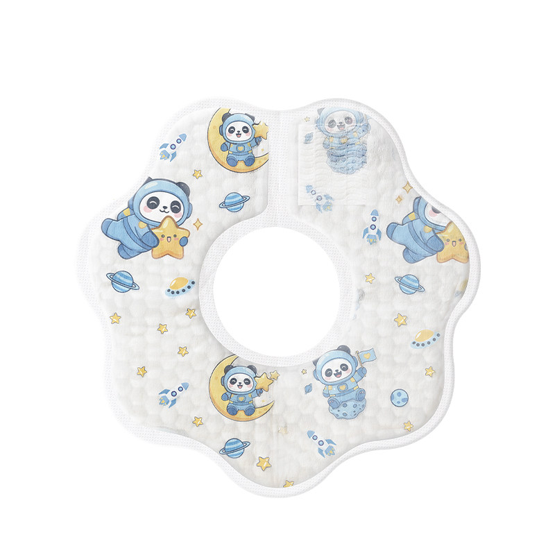 新生儿防水防吐奶围兜一次性蚕丝口水巾婴儿宝宝围嘴垫巾纱布男女