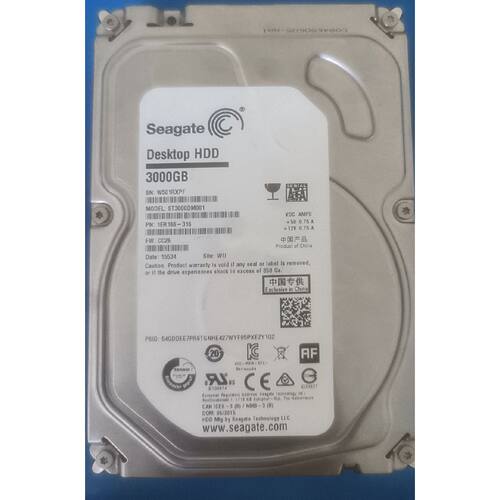可维修议价  希捷ST3000DM0013000G机械7200转每秒100M左右SATA接