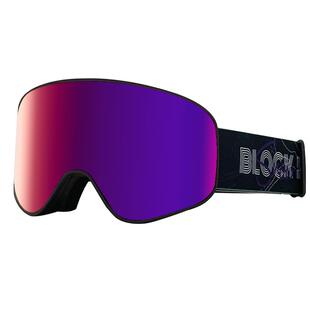 Blockman滑雪镜护目镜女高清防雾翻盖滑雪眼镜男透气近视柱面雪镜