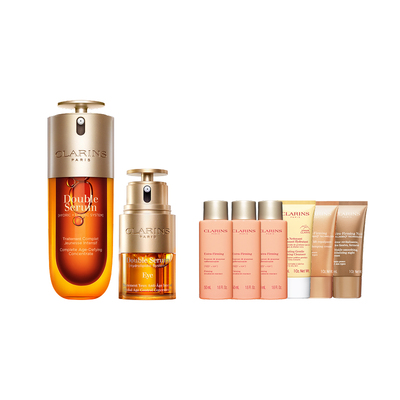 [即刻入手]娇韵诗双萃精华眼霜眼面套装紧致淡纹保湿焕亮护肤