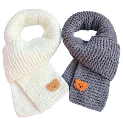 粗毛线围巾毛线手工diy材料包