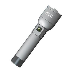 得力户外手电筒强光超量破窗锤安全锤便携家用远射巡逻探险夜钓