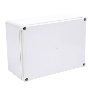 B型塑料电子仪表外壳锂电池电源安防监控室外防水盒开孔定制壳体