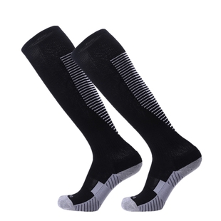 儿童足球袜长筒成人儿童同款足球袜加厚毛巾底 运动袜子足球长袜