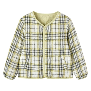 【校服神器】全棉时代儿童外套男童女童宝宝纯棉外套保暖棉服冬季