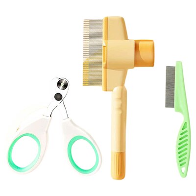 猫狗自洁开结除蚤去浮毛排梳