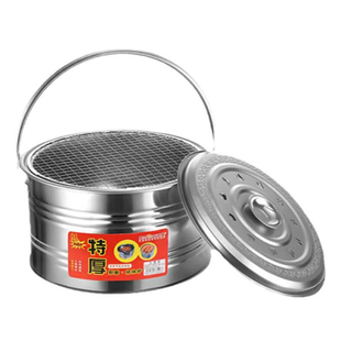 木炭烤火盆取暖炉子冬天家用室内户外无烟木碳火炉农村老式烧烤架