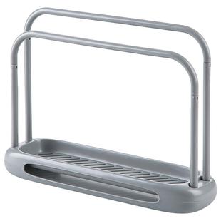 家用抹布收纳架厨房多功能台面沥水架水槽双层置物架居家海绵擦架