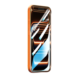 适用苹果17手机膜iPhone16钢化水凝膜15pro软膜14promax保护13pm全屏覆盖ip12迷你11por贴膜plus全包mini新款