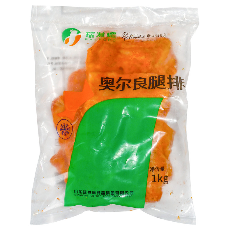 瑞发德奥尔良去骨新鲜调味鸡腿排