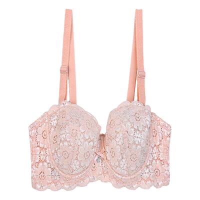 夏季薄款透气12半杯蕾丝软钢圈