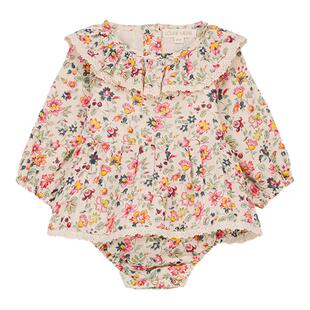 3件5折法国louise misha FW25儿童女宝包屁针织连体衣