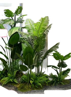 仿真绿植造景组合庭院布