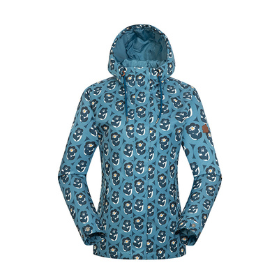 lafuma户外防水印花夹克女