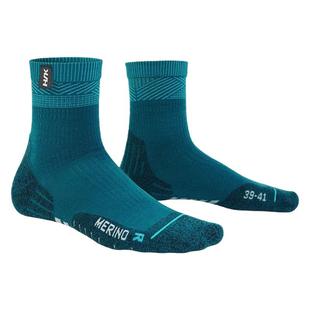 悍将户外运动美丽奴经典羊毛透气耐磨跑步袜透气抑菌中短筒运动袜