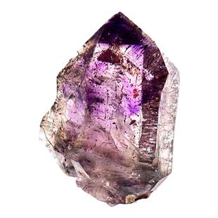 天然紫发晶超七原石吊坠三轮骨干紫发晶原石创意个性吊坠装饰项链