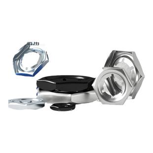 铁黑扣紧螺母镀锌防退自锁螺帽304/316不锈钢锁紧螺丝帽铁垫片