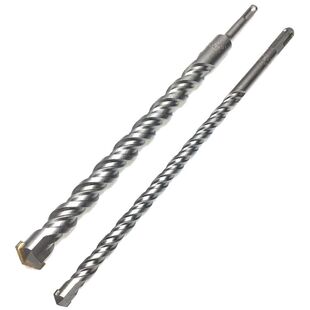 麦特电锤钻咀油压冲击钻头10-25mm混凝土穿墙过墙加长双槽350mm长