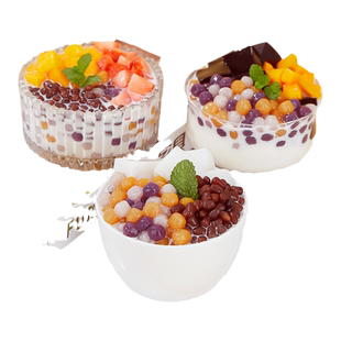 奶茶店专用小料配料全套自制珍珠芋圆椰果蜜豆爆爆珠脆波波冰粉粉