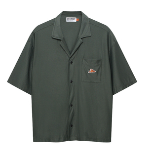 【新品】CDC Gladys 男女同款骑行短袖衬衫冷染工艺法国小飞鱼