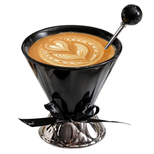 漫时光法式陶瓷甜品杯家用高颜值女冰淇淋杯子带勺精致燕麦酸奶杯