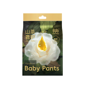 亲阳一体裤山茶奢护亲肤超薄透气防漏干爽柔软拉拉裤5片体验装