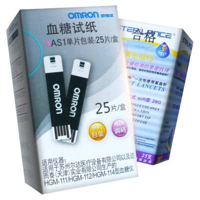 欧姆龙AS1血糖试纸医院药店同款