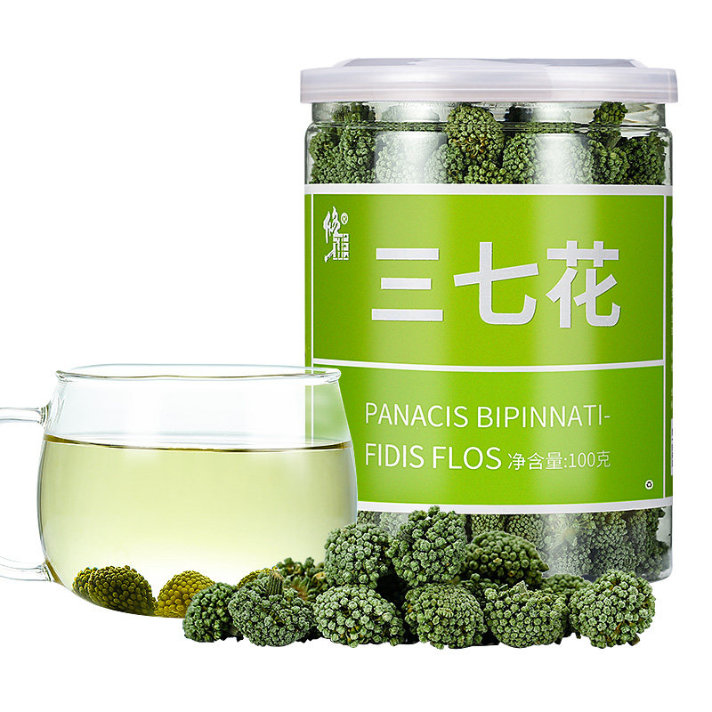 云南文山特产三七花正品官方旗舰店 花茶泡水中药材百年修正100g
