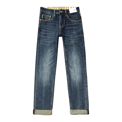 动力牛长裤水洗秋冬季高端牛仔裤