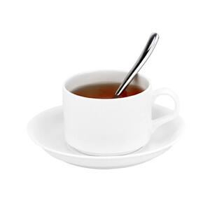 骨瓷咖啡杯套装简约白色杯子办公室水杯公司商务接待杯碟勺可定制