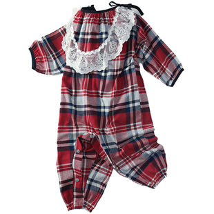 婴儿秋冬连体罩衣纯棉女童外穿洋气公主幼儿薄款防脏宝宝学爬爬服