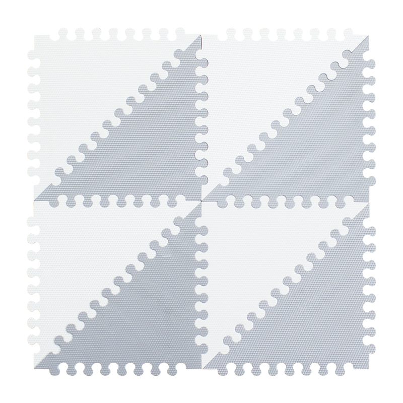 家用三角形泡沫拼接地垫儿童爬行垫防滑防摔榻榻米垫子宝宝爬爬垫