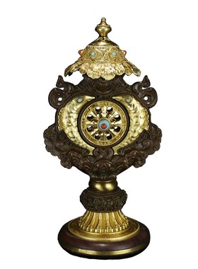 慧宝a款藏密七珍瑞物合一摆件