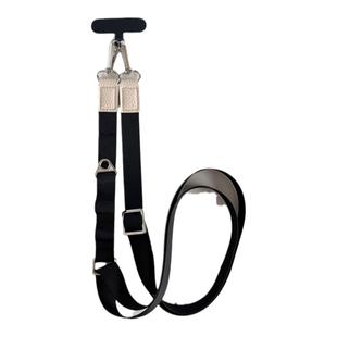 户外运动专用手机挂绳徒步露营爬山骑行防丢挂件可调节斜挎可背挂脖万能宽带子双扣包包背带旅游防盗链夹片壳