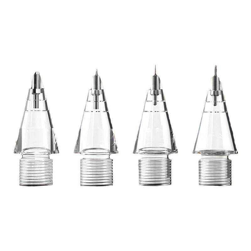 劲仕 适用于苹果applepencil笔尖ipencil二代针管金属替换ipad改造一代笔头ipad耐磨防滑2B4B阻尼防滑透明