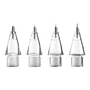 劲仕 适用于苹果applepencil笔尖ipencil二代针管金属替换ipad改造一代笔头ipad耐磨防滑2B4B阻尼防滑透明