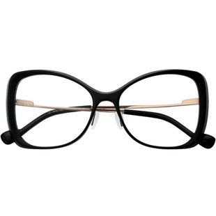 法国Caroline卡洛琳眼镜框女小众设计蝶形大脸超轻显瘦眼镜架ISEE
