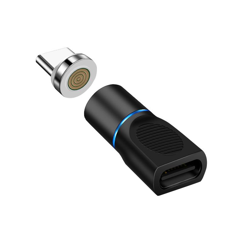 Type-C磁吸三合一转接头转换器适用ip安卓type-c充电数据转接