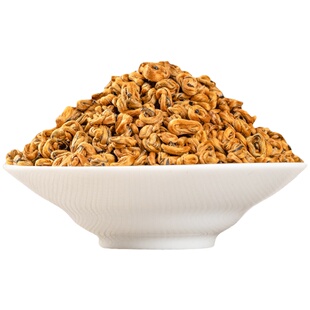 凤庆特级黄金螺滇红茶云南蜜香全单芽红螺浓香型礼盒散装茶叶200g