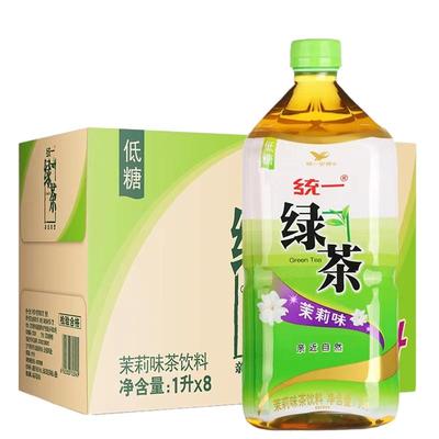 统一绿茶茉莉味1000ml*8瓶