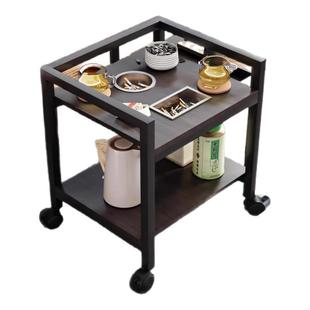 麻将桌茶几茶水架烟灰缸棋牌室专用小边几双层打牌可移动茶水桌子