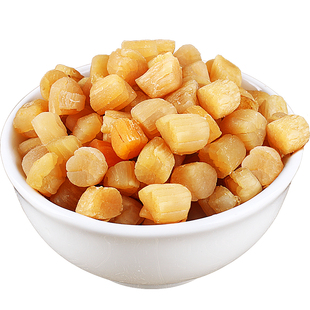 干贝瑶柱特级扇贝丁250g大扇贝柱元贝干商用海鲜干货煮粥淡晒淡干