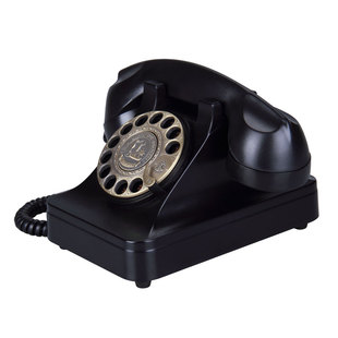 仿古欧式复古转盘式拨号老式按键来电显示怀旧装饰插卡电话机座机