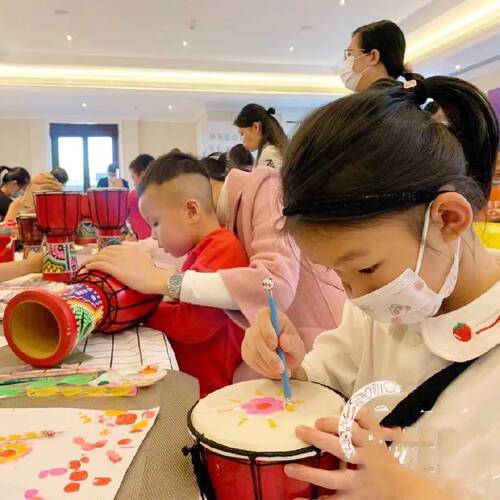 手鼓舞蹈道具4寸6寸非洲鼓迷你小鼓幼儿早教手鼓丽江手鼓