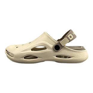 外贸男鞋情侣夏季外穿防滑两用包头拖鞋eva踩屎感洞洞鞋沙滩凉鞋