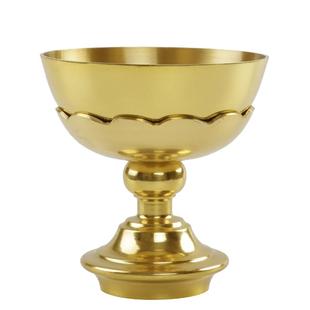 酥油灯家用灯盏供佛铜苏油灯佛前燃油长明灯老式复古黄铜香油佛灯