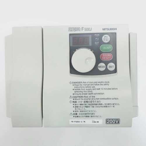 MITSUBISHI Used FREQROL F500J FR-F520J-3.7K 5HP 220V INVERTE
