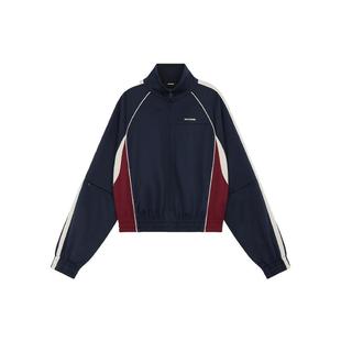 WE11DONE25秋冬女士撞色运动夹克通勤撞色日常休闲时尚外套