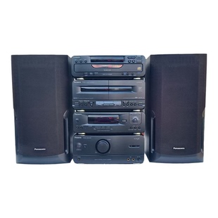 松下经典818组合音箱 VCD  CD机收音机双卡磁带机外接蓝牙手机